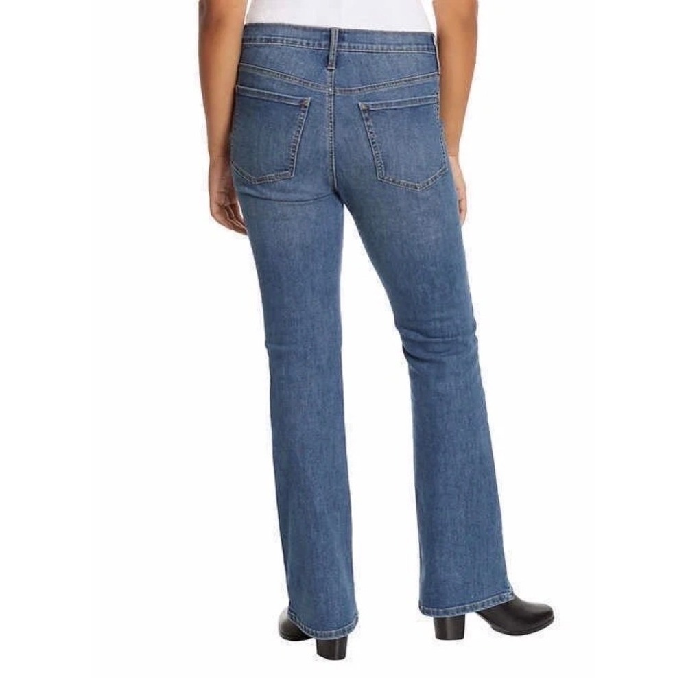 Vintage America Womens High Rise Bootcut Jeans Medium Wash Size 12 Denim - Picture 2 of 8